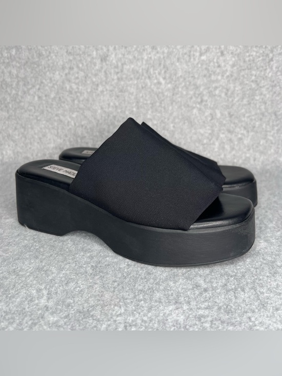 Steve Madden Shoes - Steve Madden Black Slinky 30 Chunky Platform Sandal Sz 7.5 Y2K Indie Sleaze 90s